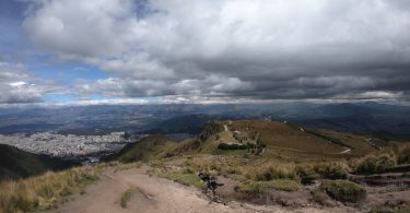 On the top of Telerefiqo in Quito