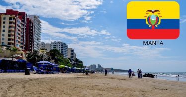 Beach in Manta Ecuador