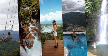 Multiple images from Banos Ecuador