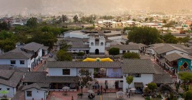 Middle of the world from the top