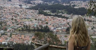 View from the top of Going up Amaru Zoológico Bioparque, Cuenca Ecuador