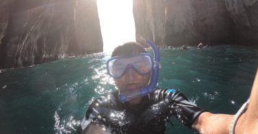 Kicker Rock during tour 360
