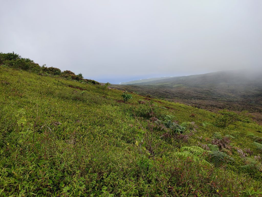 Hiking at El Junco Lagoon Galapagos