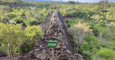 Wall of Tears view from the top, Isabela Island, Galapagos