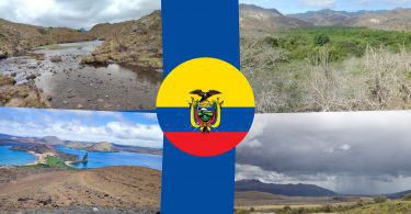 Different climate zones of Ecuador