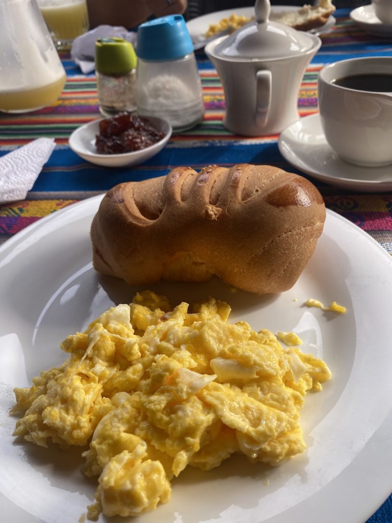 breakfast at Hotel Cucuve Galapagos