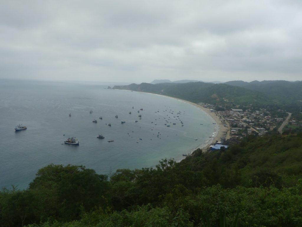 Montanita view from the top